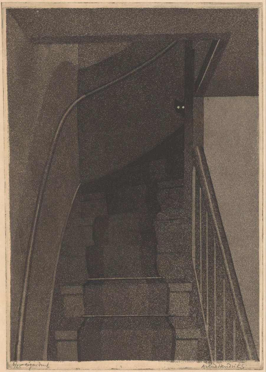 Trap (original tittel på objekt) av Arend Hendriks (signed by artist)