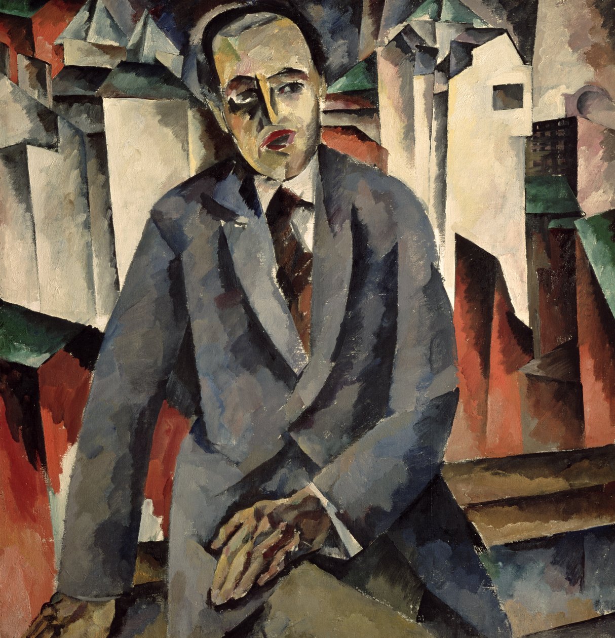 Portrett av regissøren Alexander J. Tairov av Aristarkh Vasilievic Lentulov