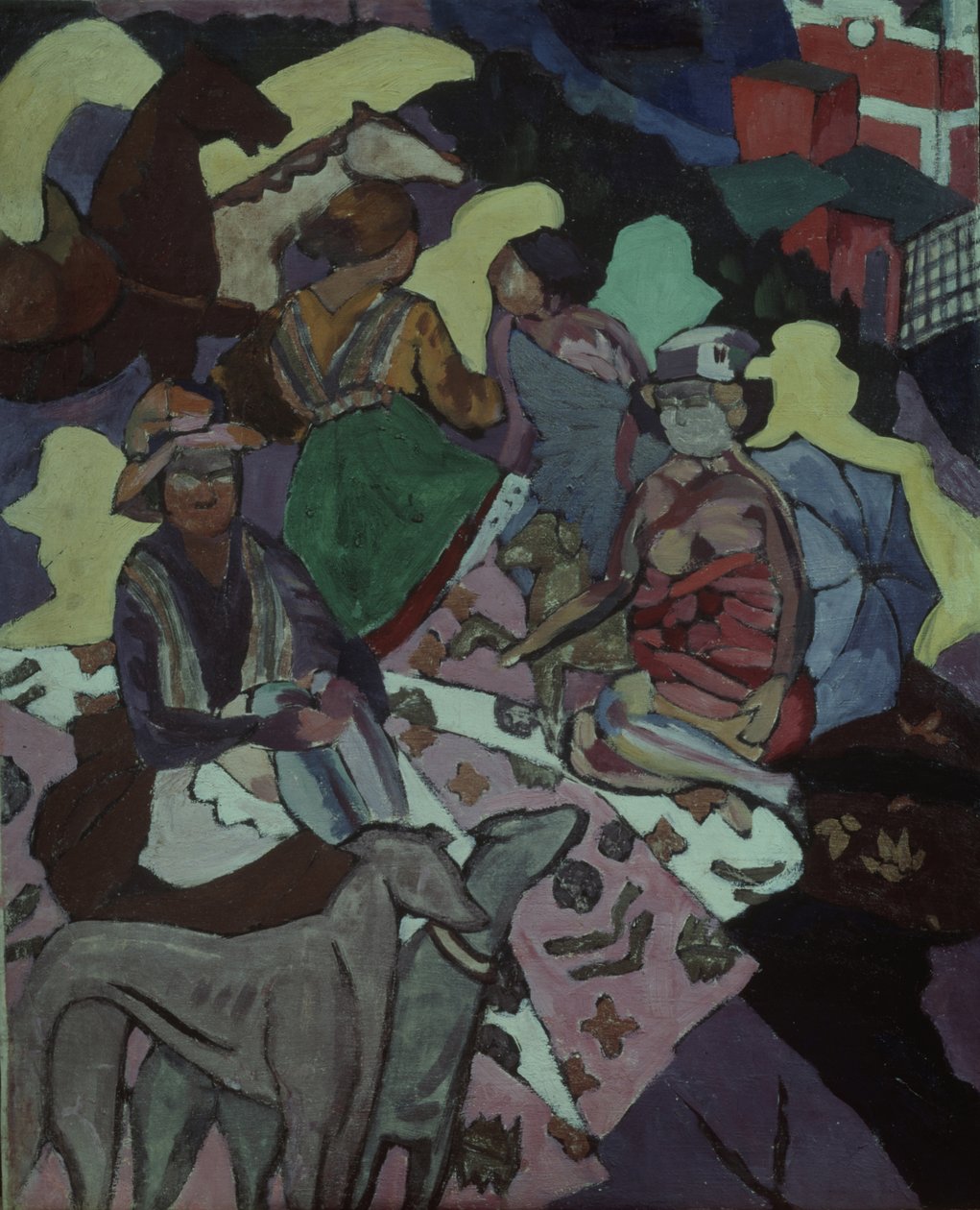 Ved sjøen, 1915-1916 av Aristarkh Vasilievic Lentulov