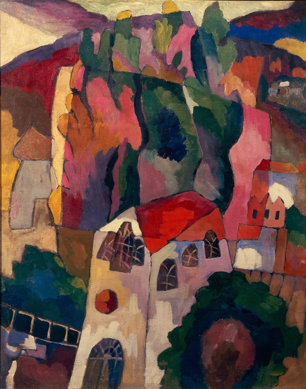 Popler, 1916 av Aristarkh Vasilievic Lentulov