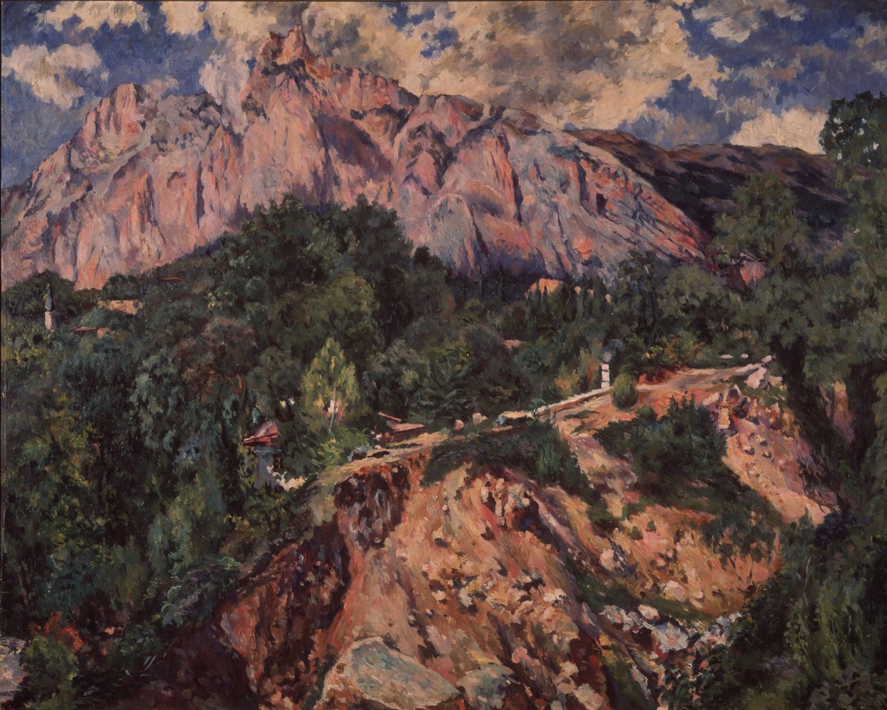 Ai-Petri-fjellet, 1926 av Aristarkh Vasilyevich Lentulov
