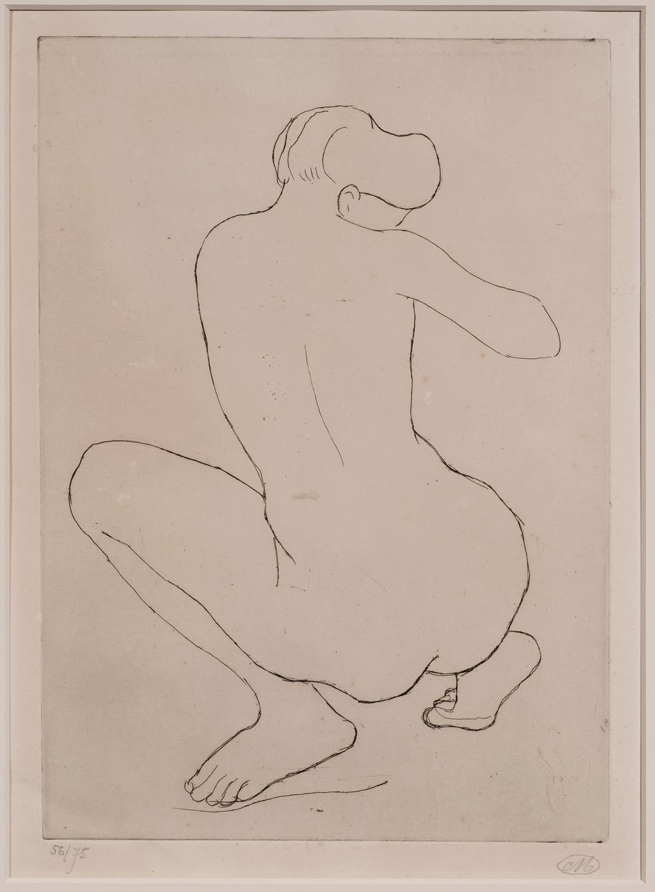 Hukende kvinne av Aristide Maillol