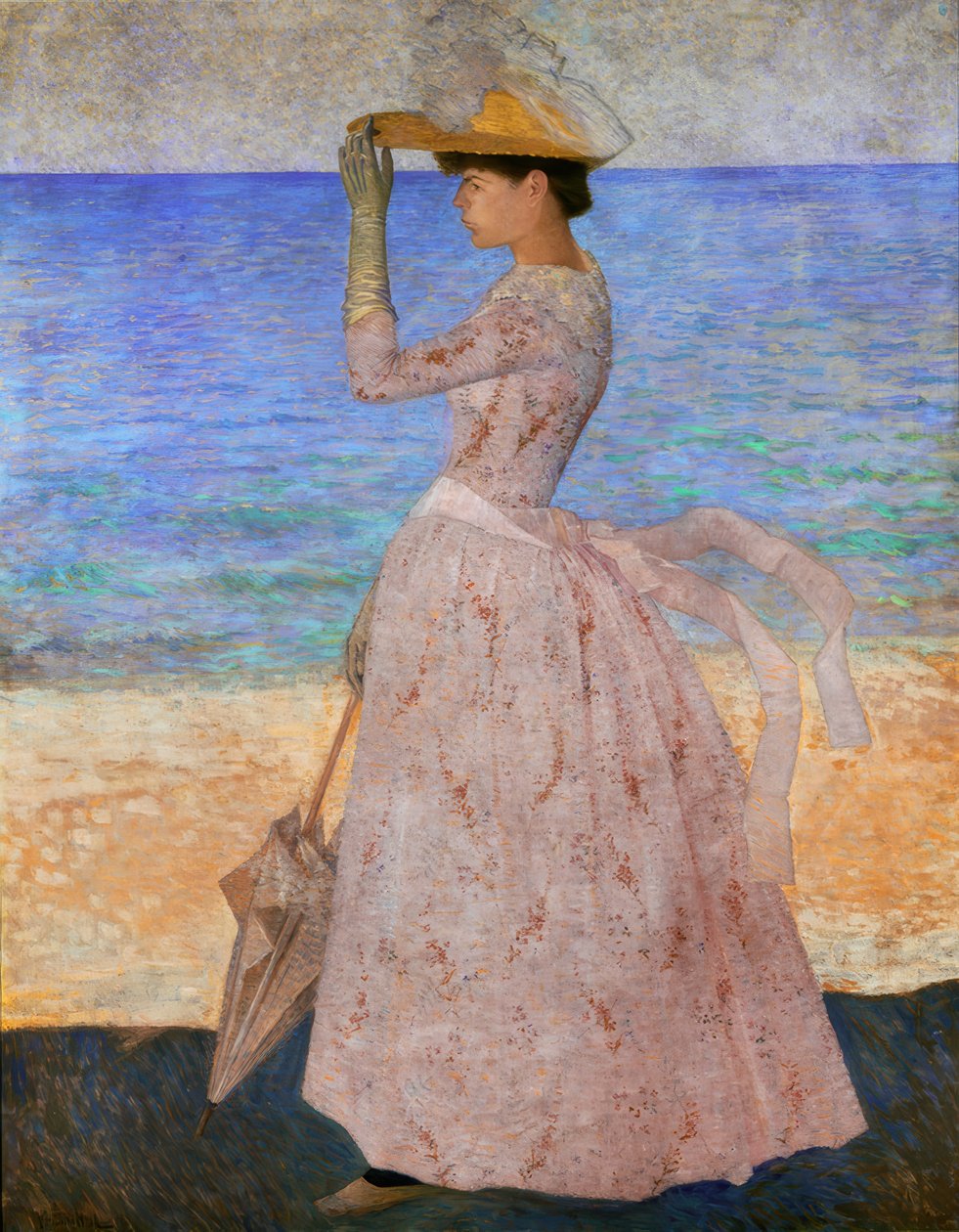 Kvinnen med parasollen av Aristide Maillol