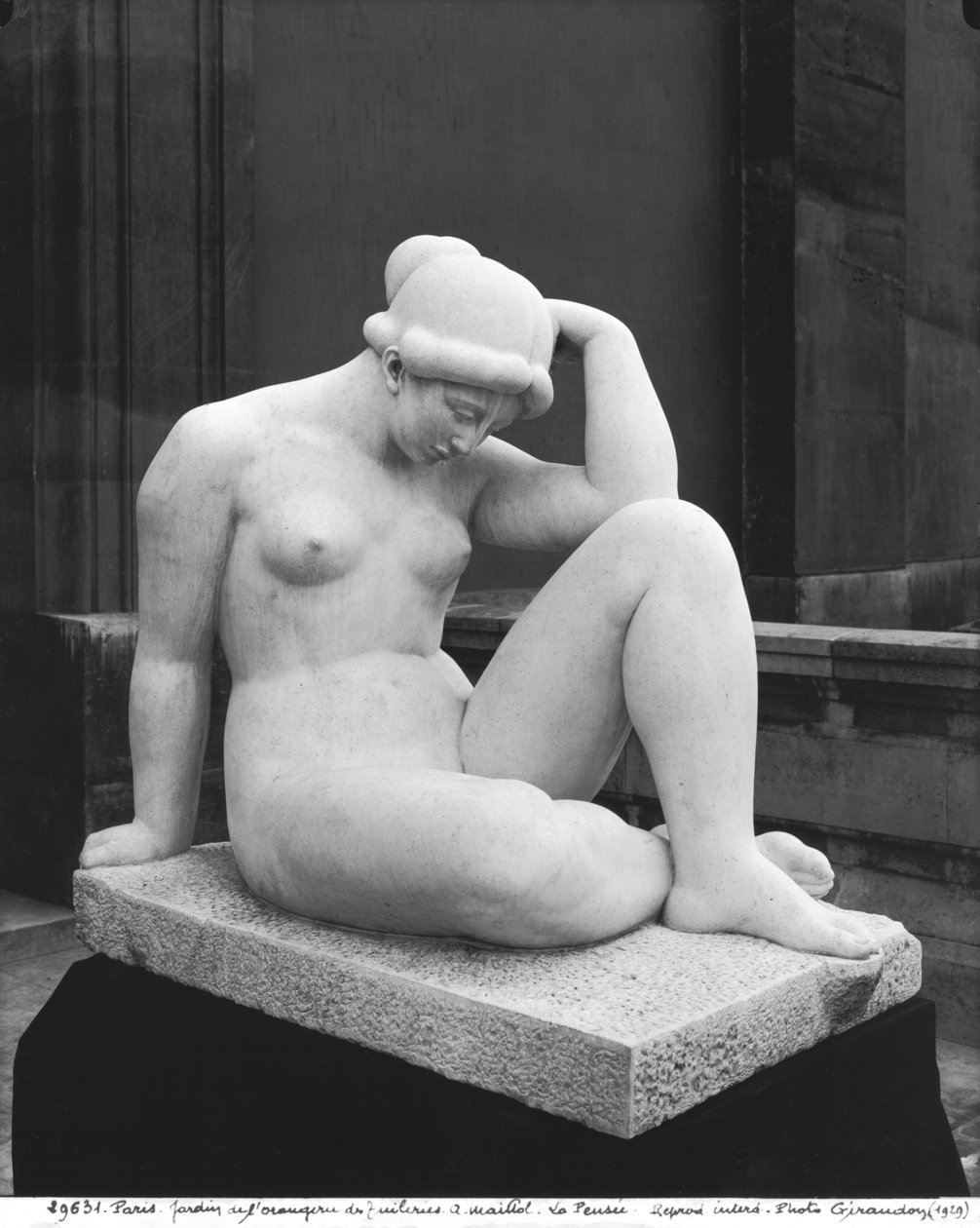 Middelhavet, eller tanke, 1923 (se også 189420) (marmor) av Aristide Maillol