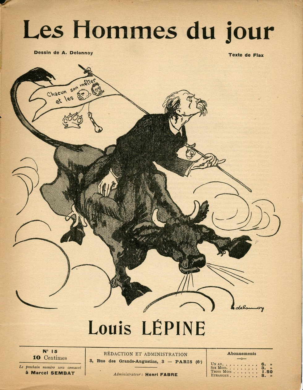 Cover av ""The Men of the Day"", nummer 15 av Aristide Delannoy