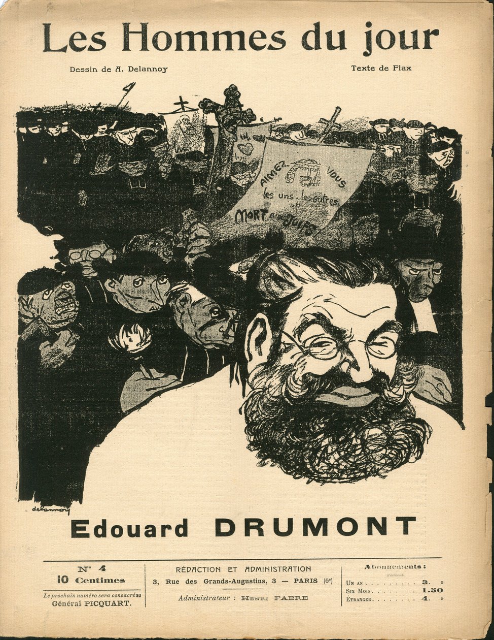 Omslag av "" Dagens menn "", nummer 4 av Aristide Delannoy