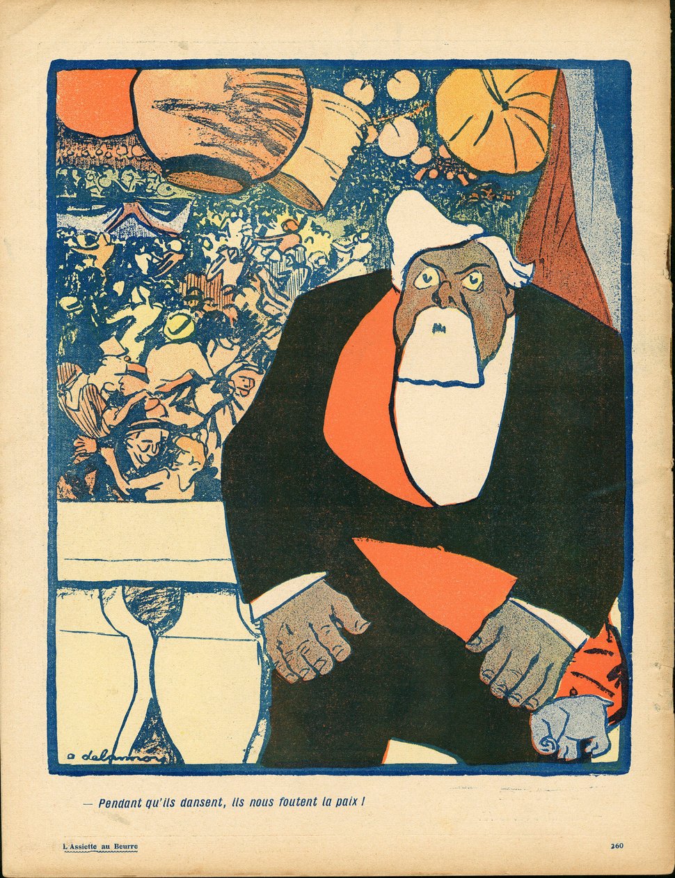 L'Plate au beurre, nummer 328, Satirical in Colors av Aristide Delannoy