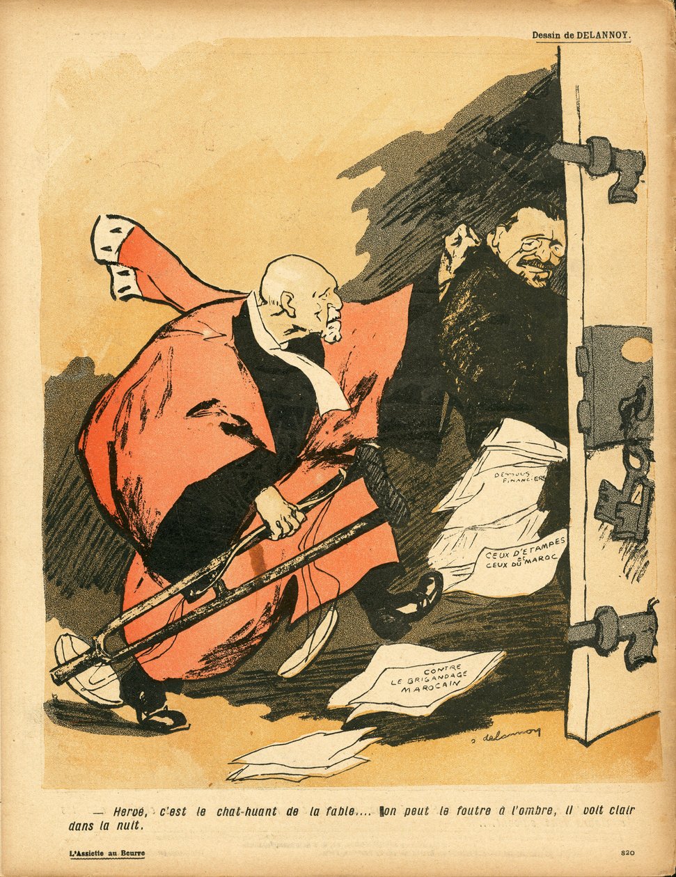 L'Plate au beurre, nummer 363, Satirical in Colors av Aristide Delannoy