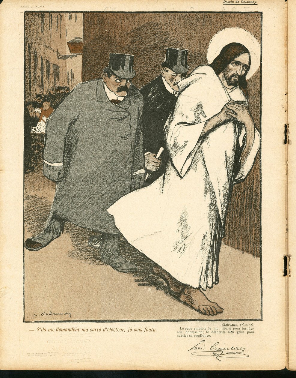 The Butter Plate, nummer 263, Satirical in Colors av Aristide Delannoy