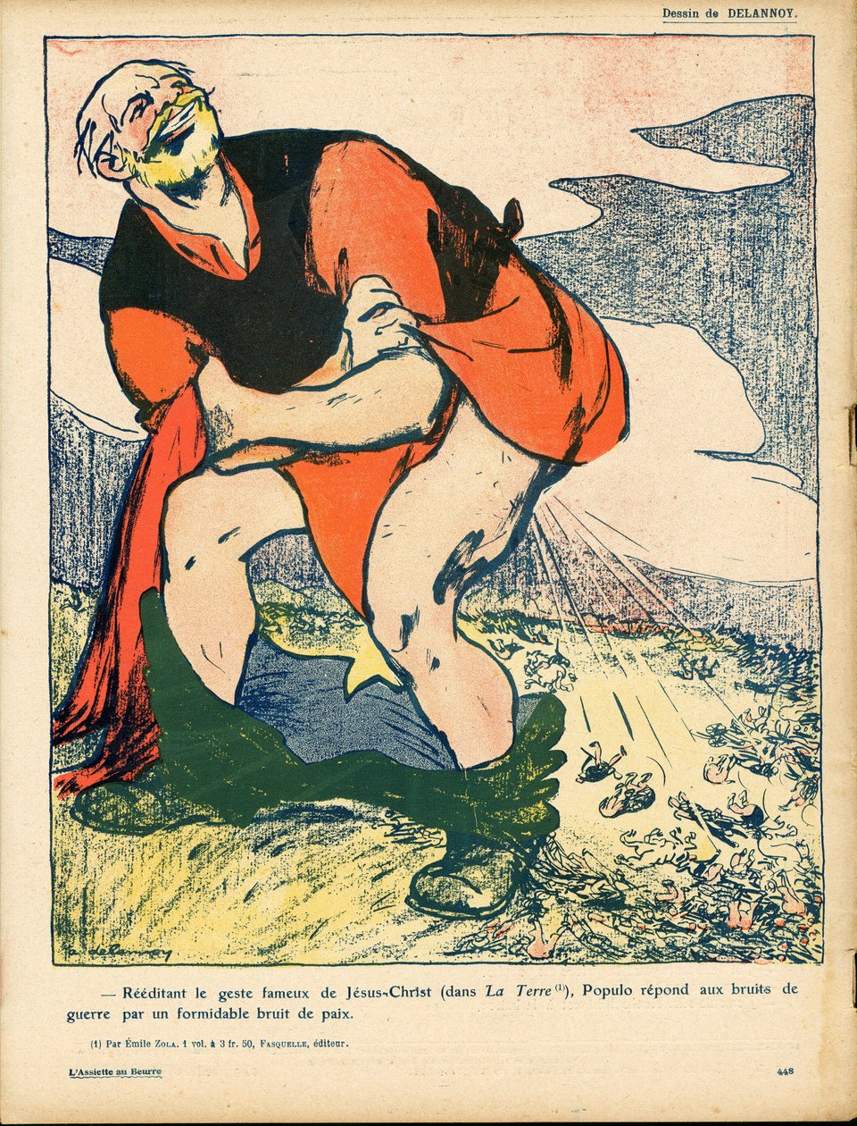 The Butter Plate, nummer 392, Satirical in Colors av Aristide Delannoy
