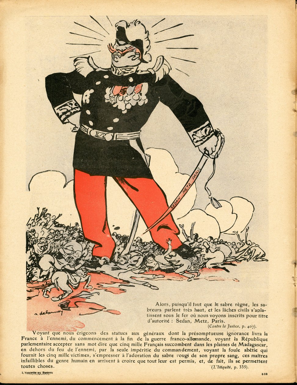 The Butter Plate, nummer 401, Satirical in Colors av Aristide Delannoy