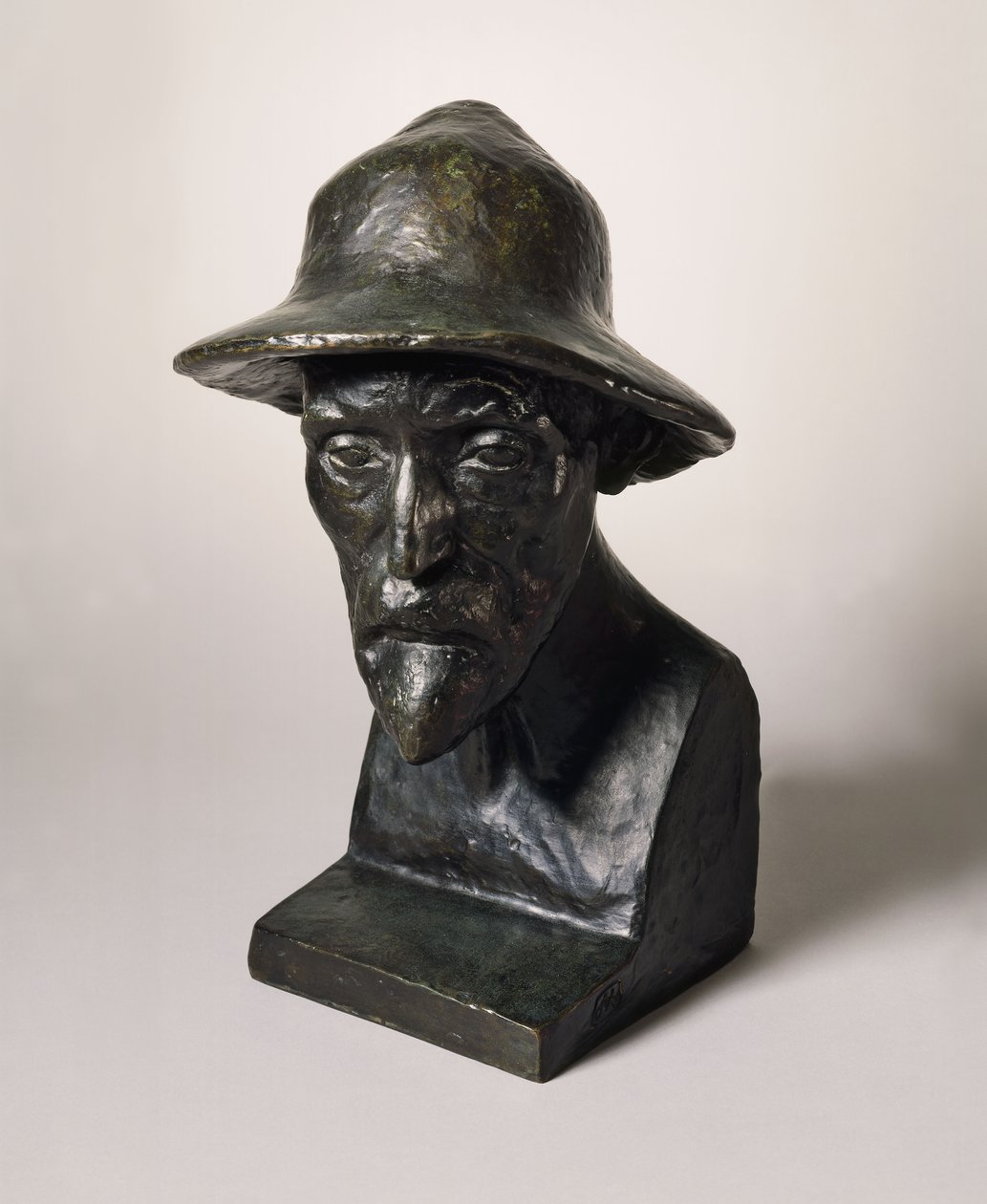 Byste av Auguste Renoir, ca. 1907 (olje på lerret) av Aristide Maillol