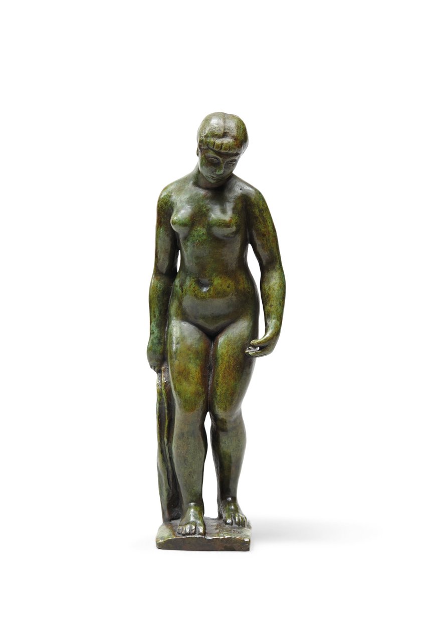Står ved draperiet av Aristide Maillol