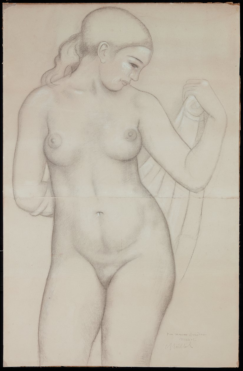 Dina fra fronten, studie for "Harmony" av Aristide Maillol