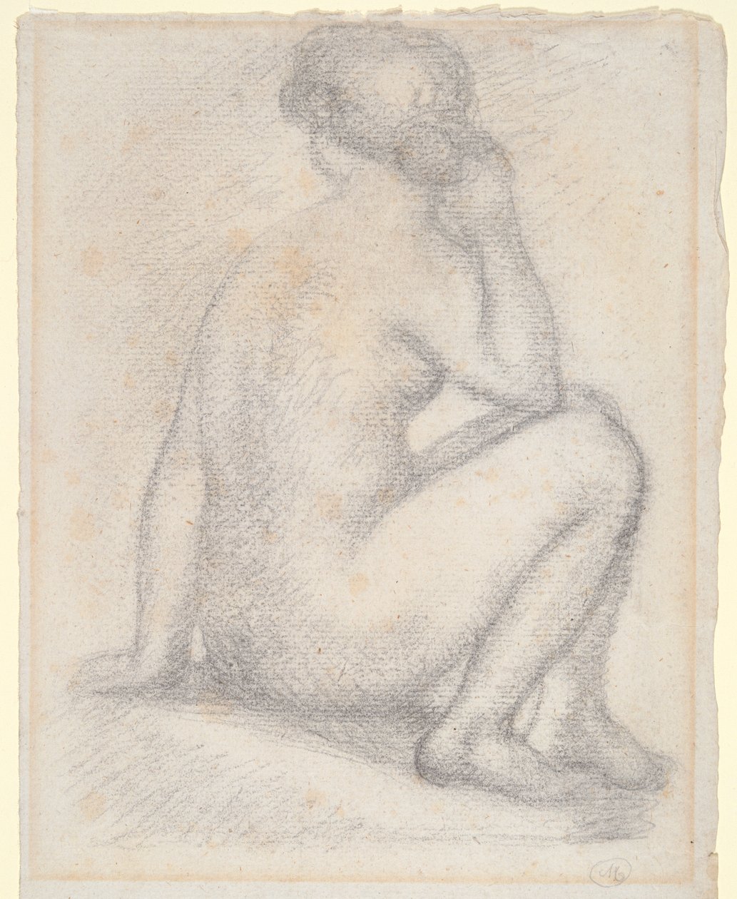 Naken kvinne, sittende av Aristide Maillol