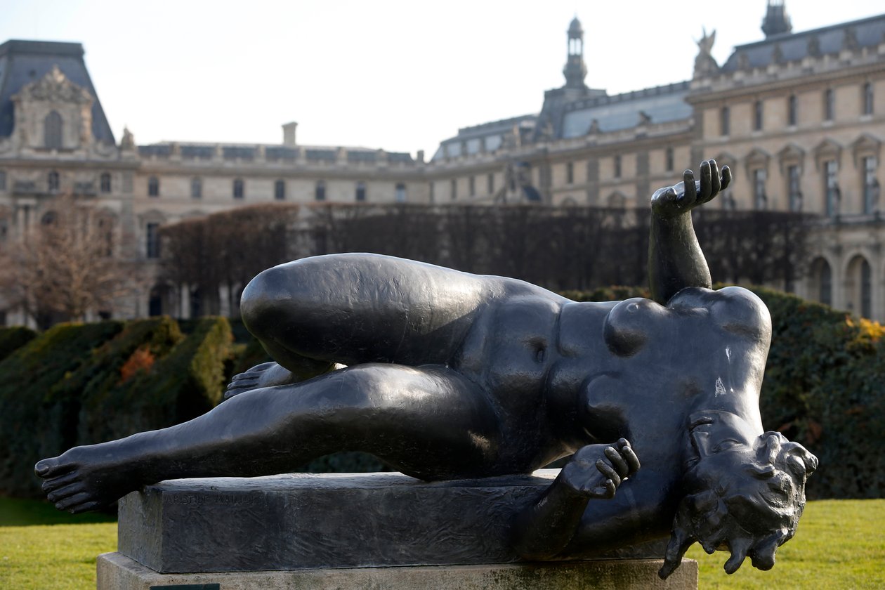 Tuileries hage, Aristide Maillol, River av Aristide Maillol
