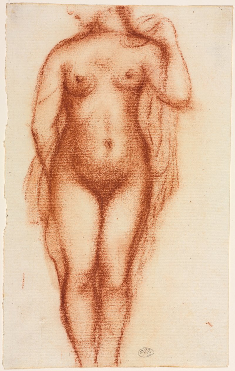 Nackte Frau stehend av Aristide Maillol