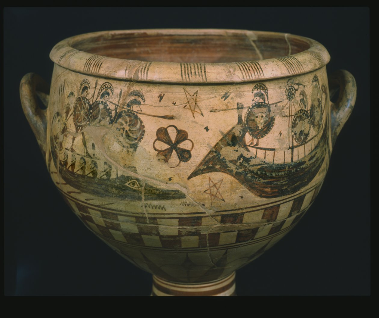 Krater med Odysseus blendende Polyphemus (keramikk) av Aristonothos