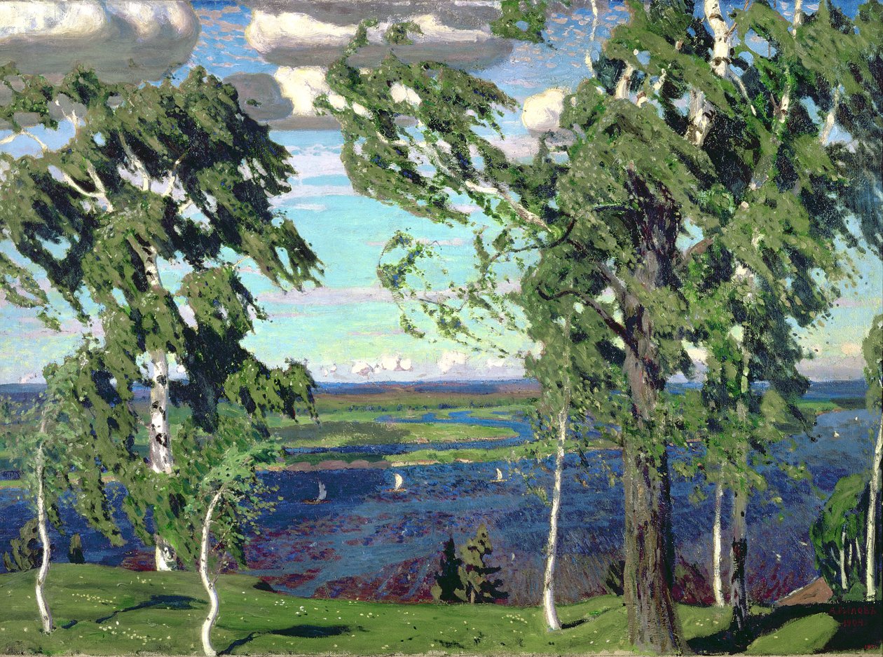 Green Sensation, 1904 av Arkadij Aleksandrovic Rylov