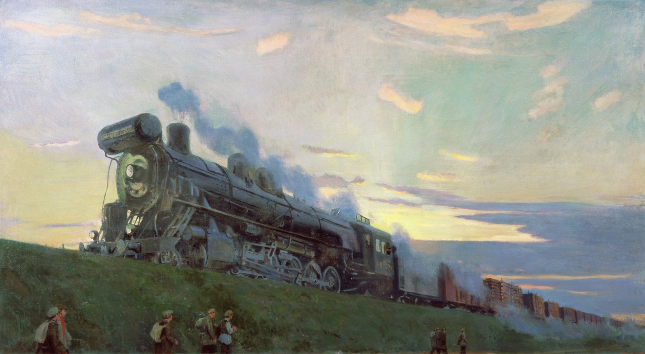 Superkraftig dampmaskin, 1935 av Arkadij Aleksandrovic Rylov