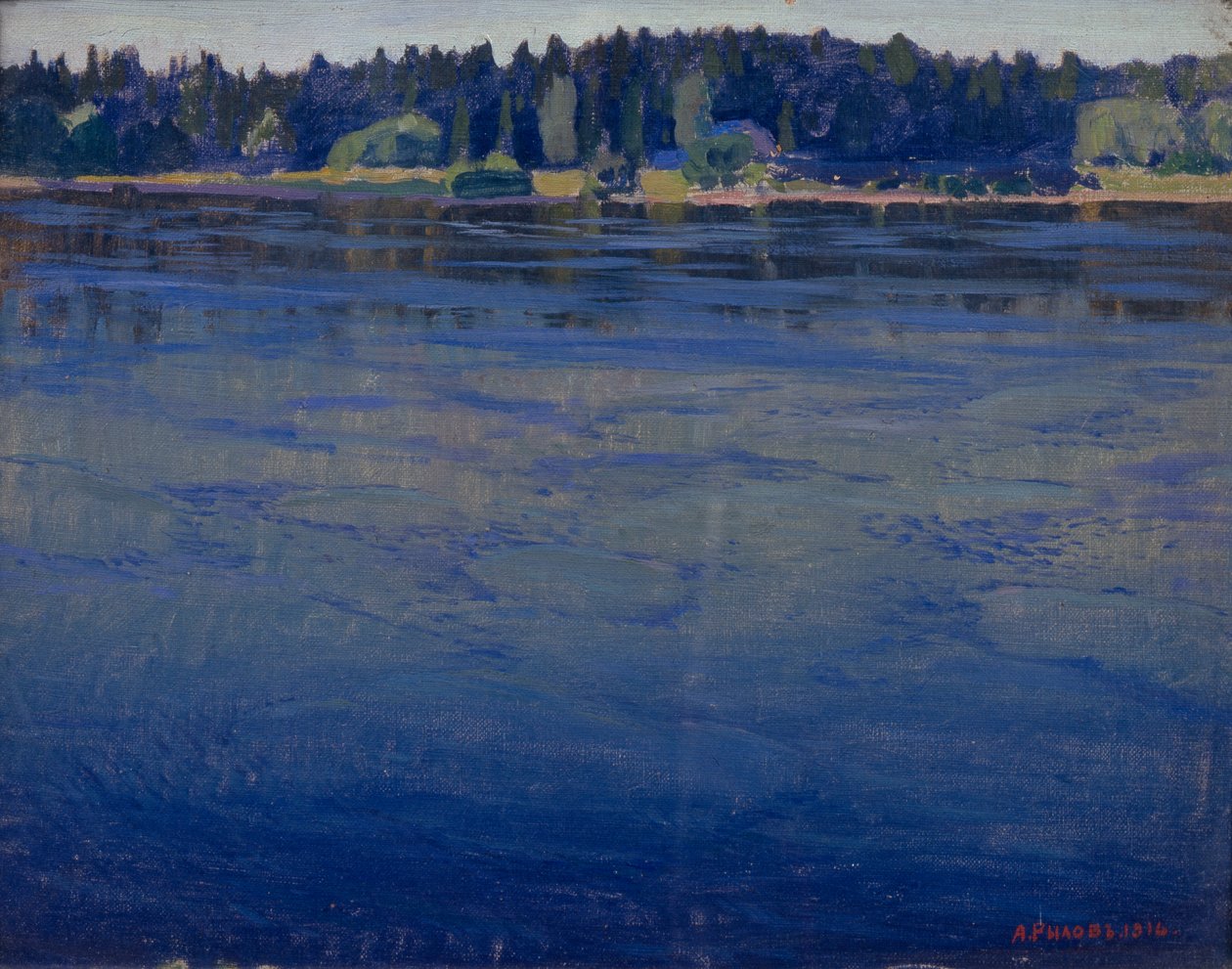 Neva, 1916 av Arkadij Aleksandrovic Rylov