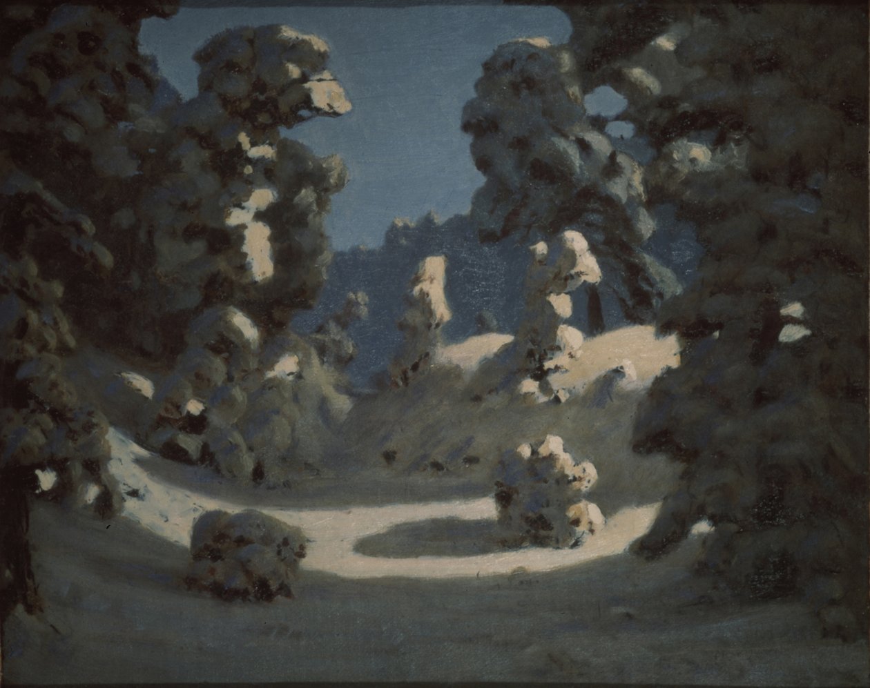 Solflekker på rimfrosten, 1876-1890 av Arkhip Ivanovich Kuindzhi