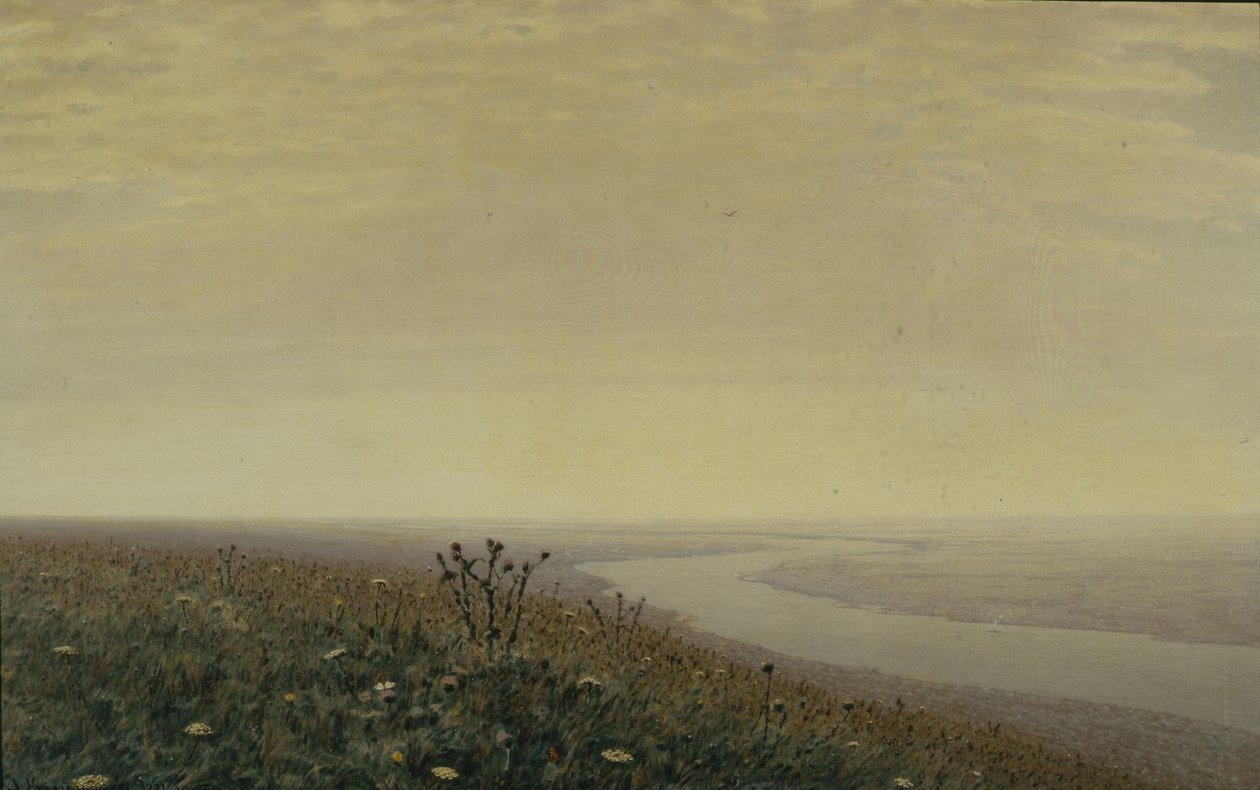Dnepr-elven om morgenen, 1881 av Arkhip Ivanovich Kuindzhi
