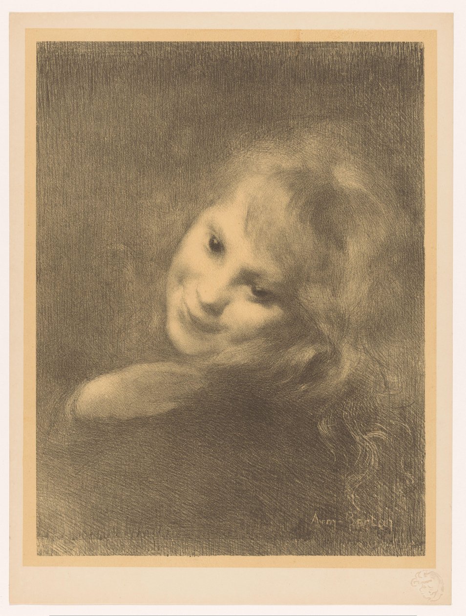 Smilende jente av Armand Berton