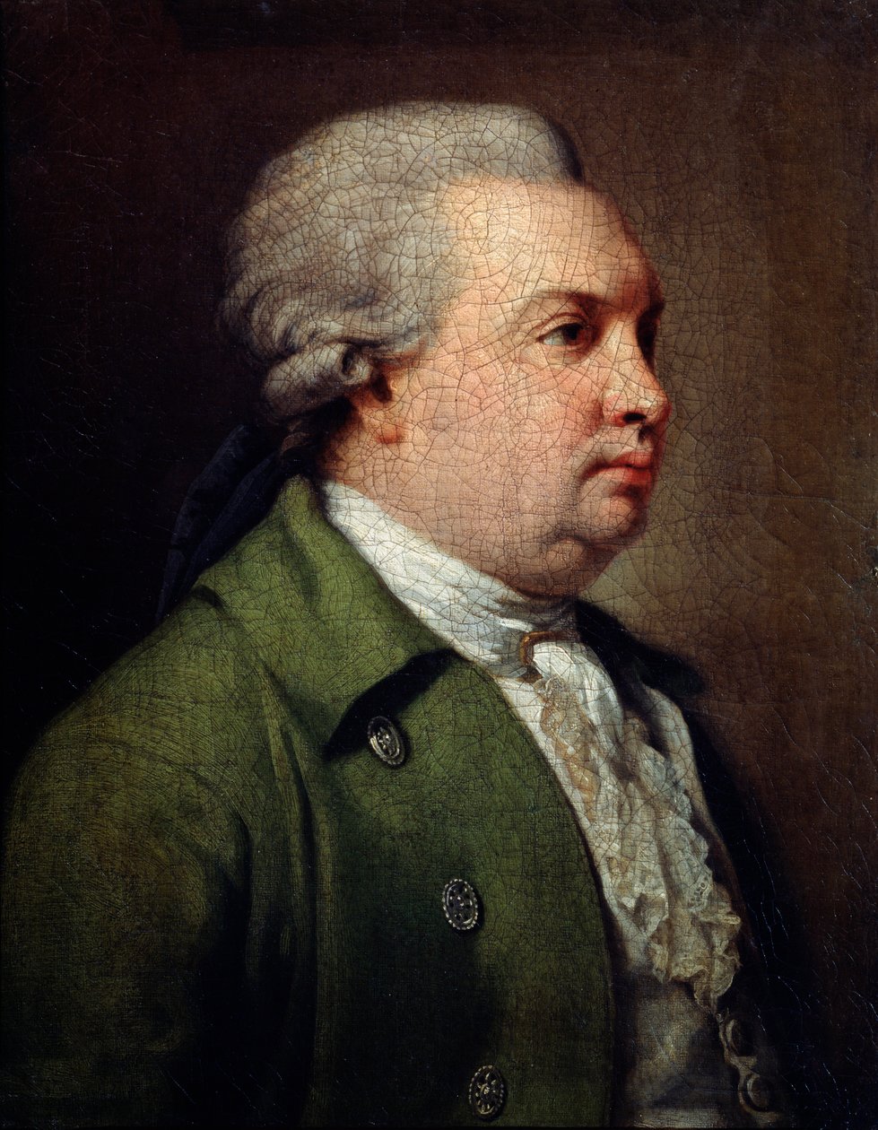 Portrett av dramatikeren Denis I Fonvizin, c1784-c1785 av Armand Charles Caraffe
