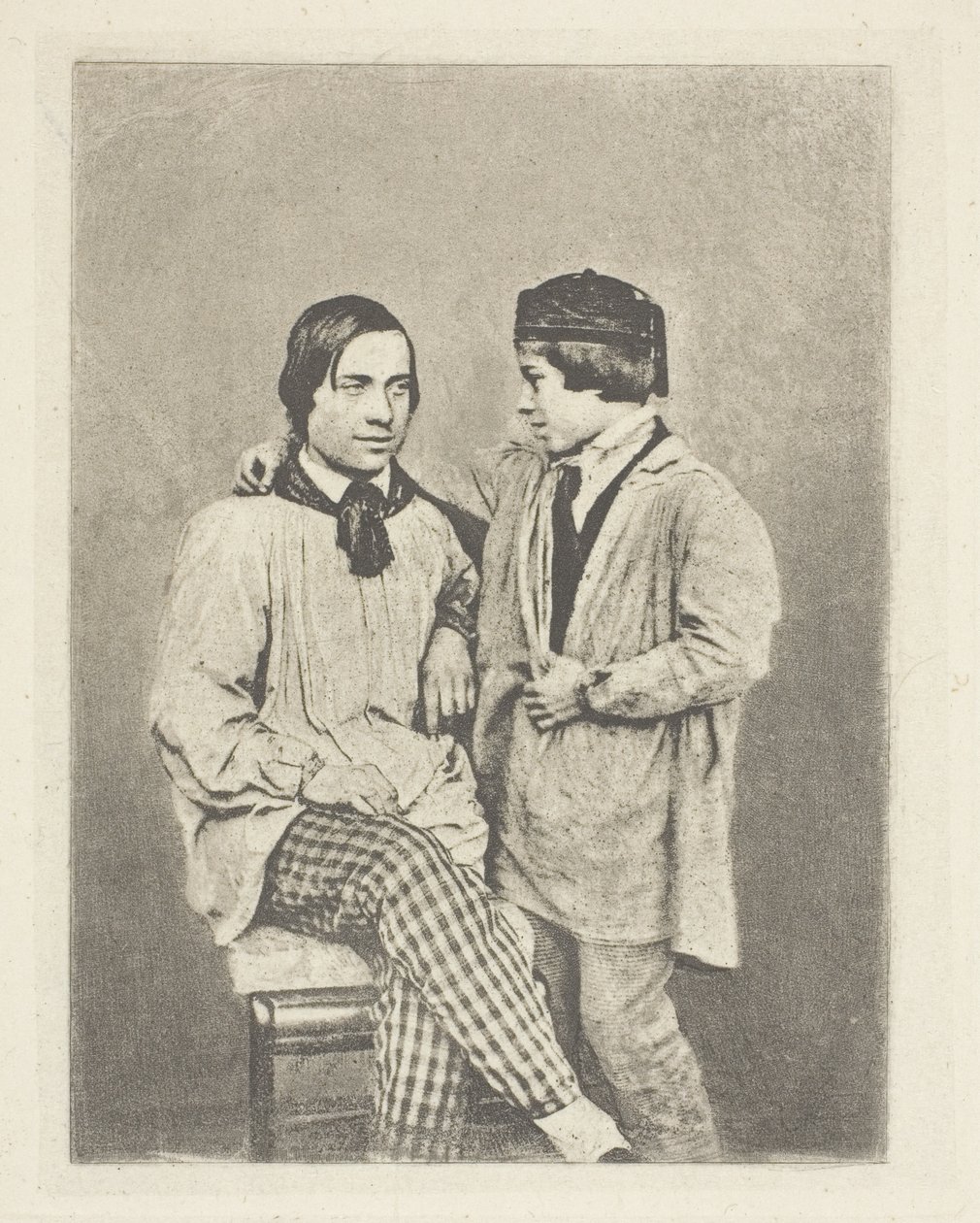 Bondefar og hans sønn av Armand Hippolyte Louis Fizeau