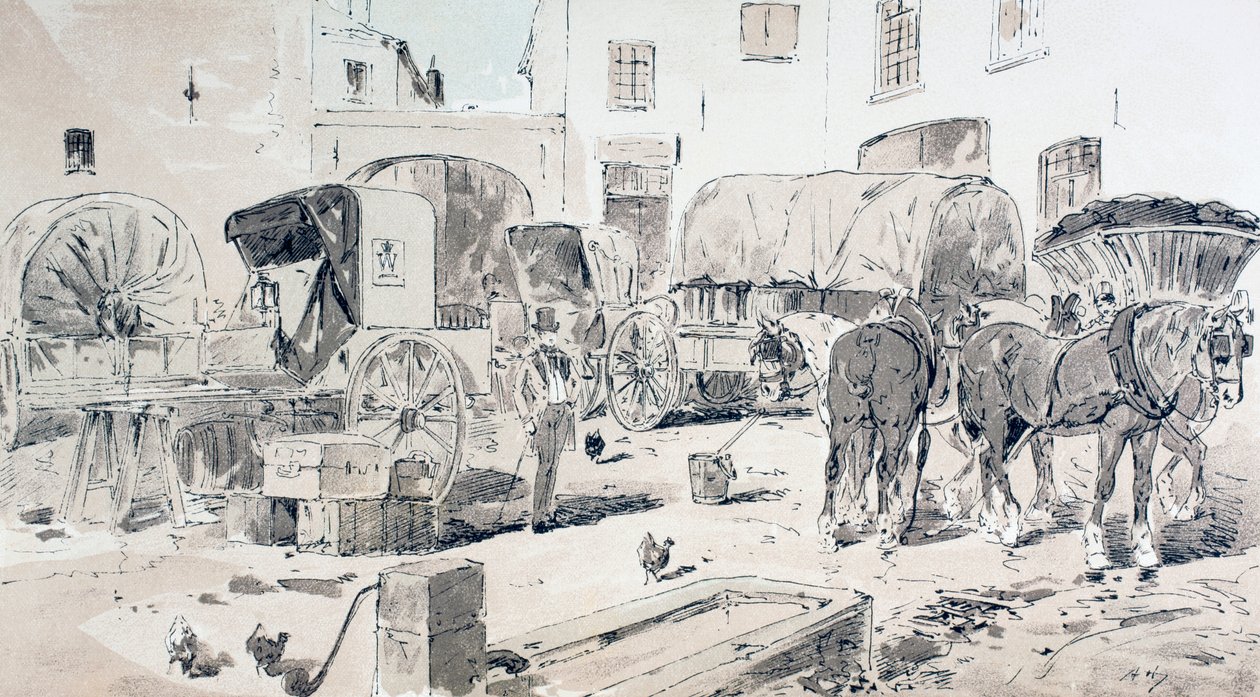 Typer vogner brukt i løpet av det 19. århundre, 1886 av Armand Jean Heins