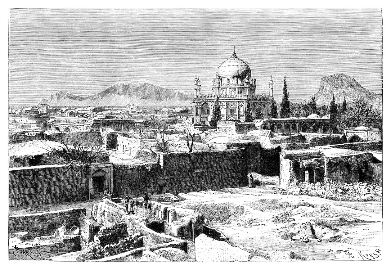 Kandahar, Afghanistan, 1895. av Armand Kohl