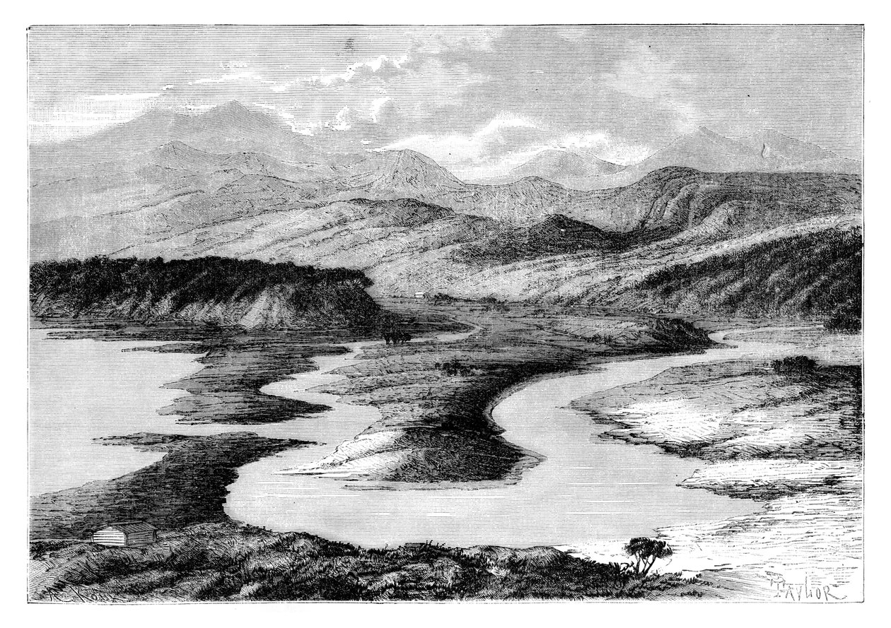 Dui-dalen, Sakhalin, Russland, 1895. av Armand Kohl