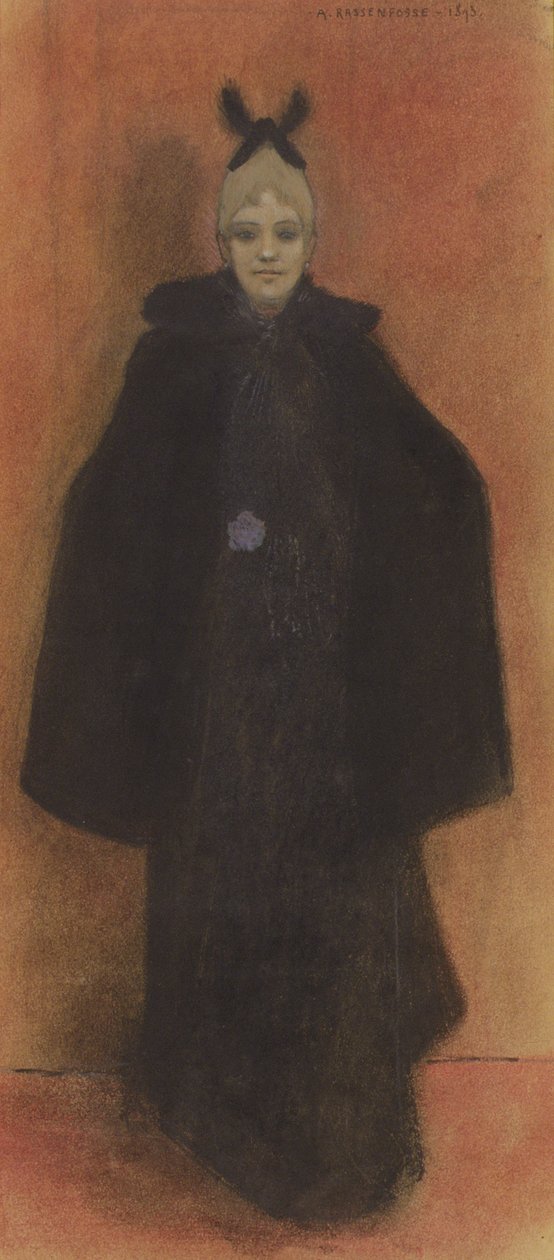Stående elegant, 1893 av Armand Rassenfosse