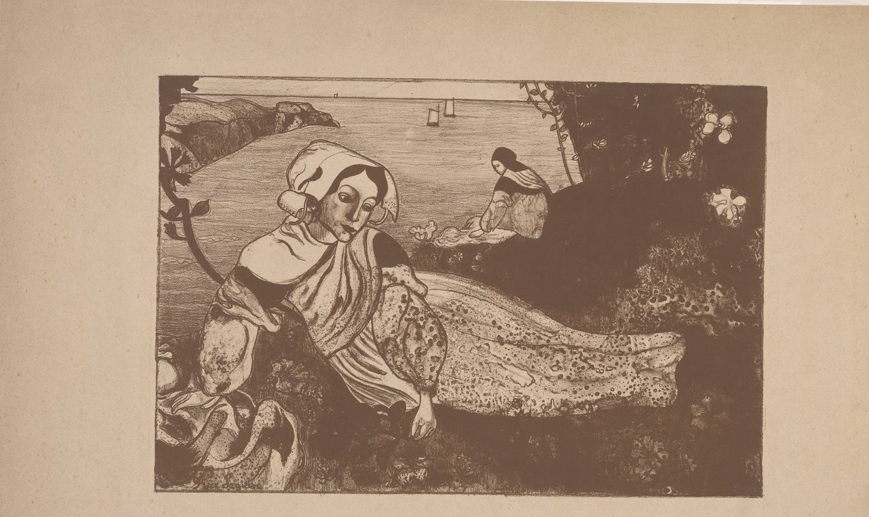 La Primavera (vår) 1894 (zinkograf) av Armand Séguin