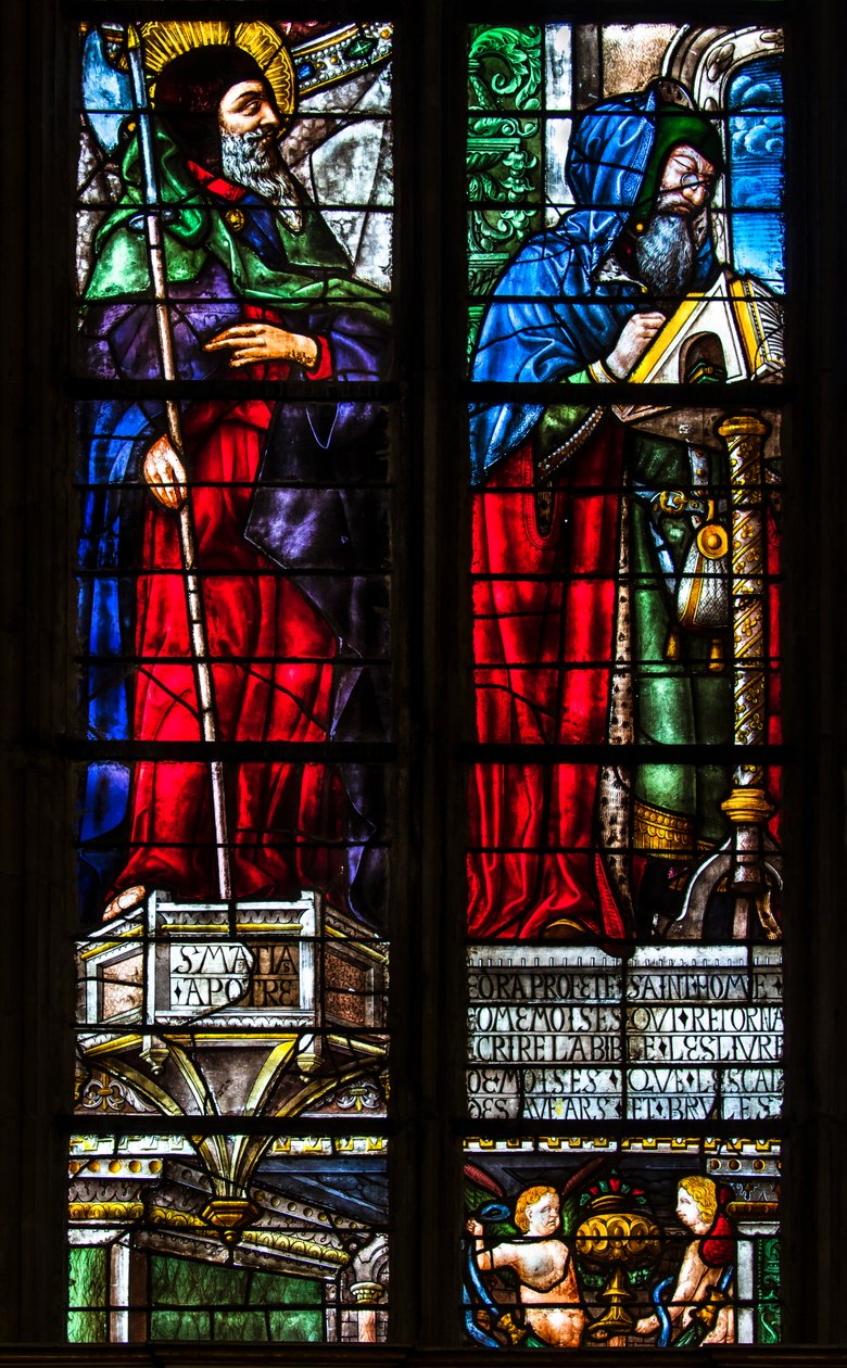 Sainte-Marie-katedralen, Auch, Gers, 2018 (glassmaleri) av Arnaud de Moles