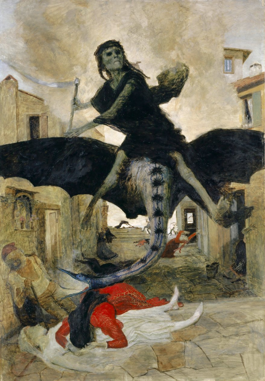 Die Pest av Arnold Böcklin