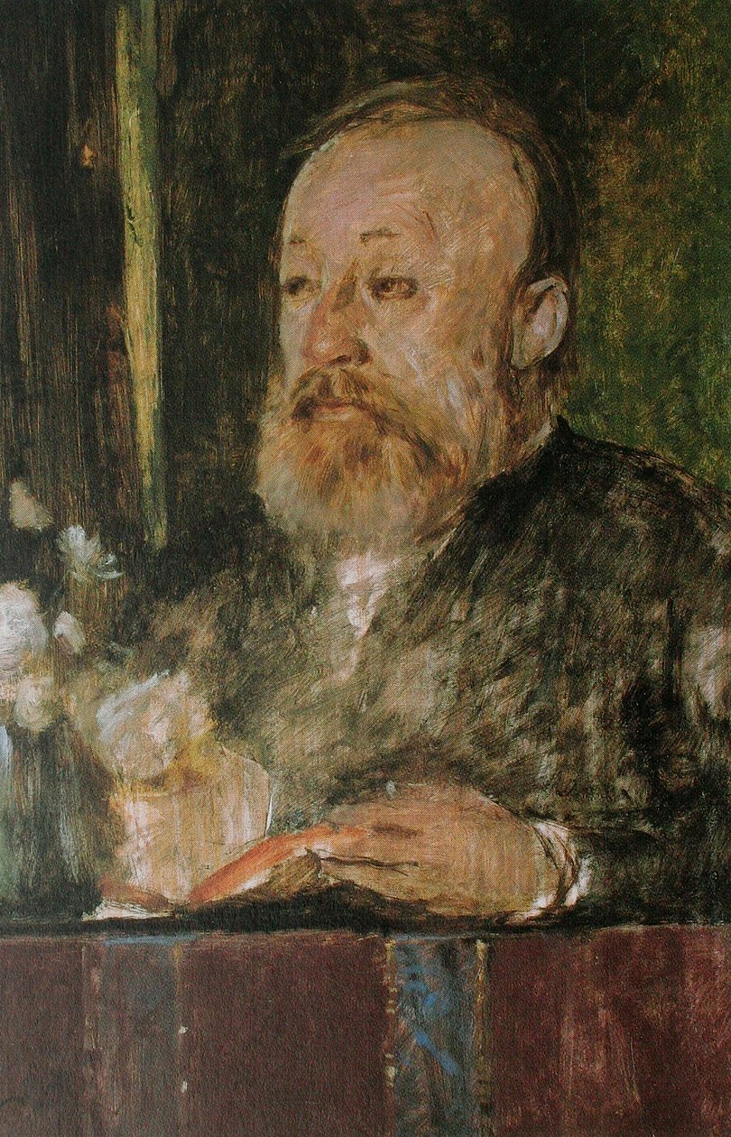Portrett av Gottfried Keller av Arnold Böcklin