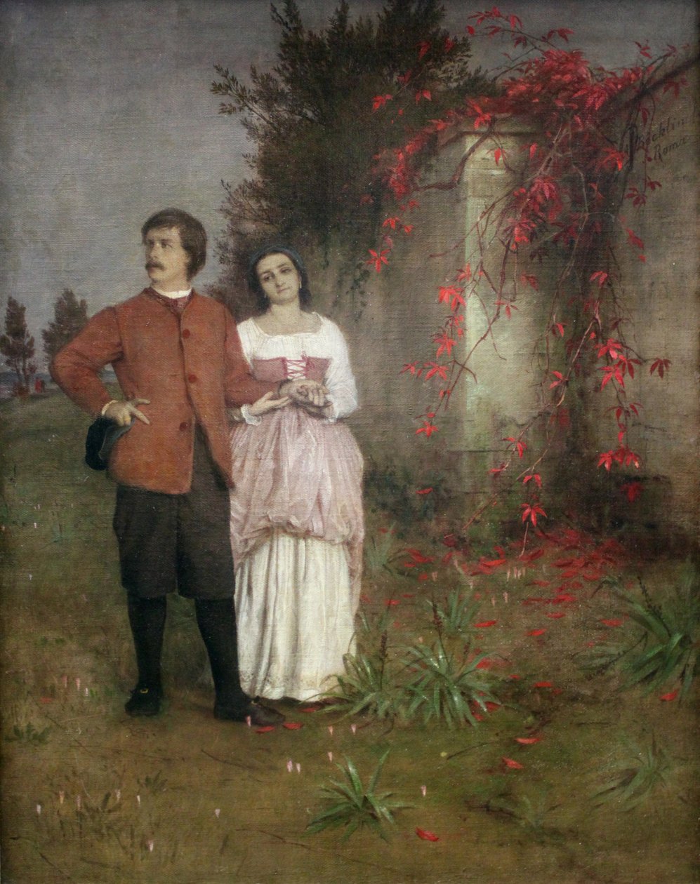 Kunstneren og kona av Arnold Böcklin