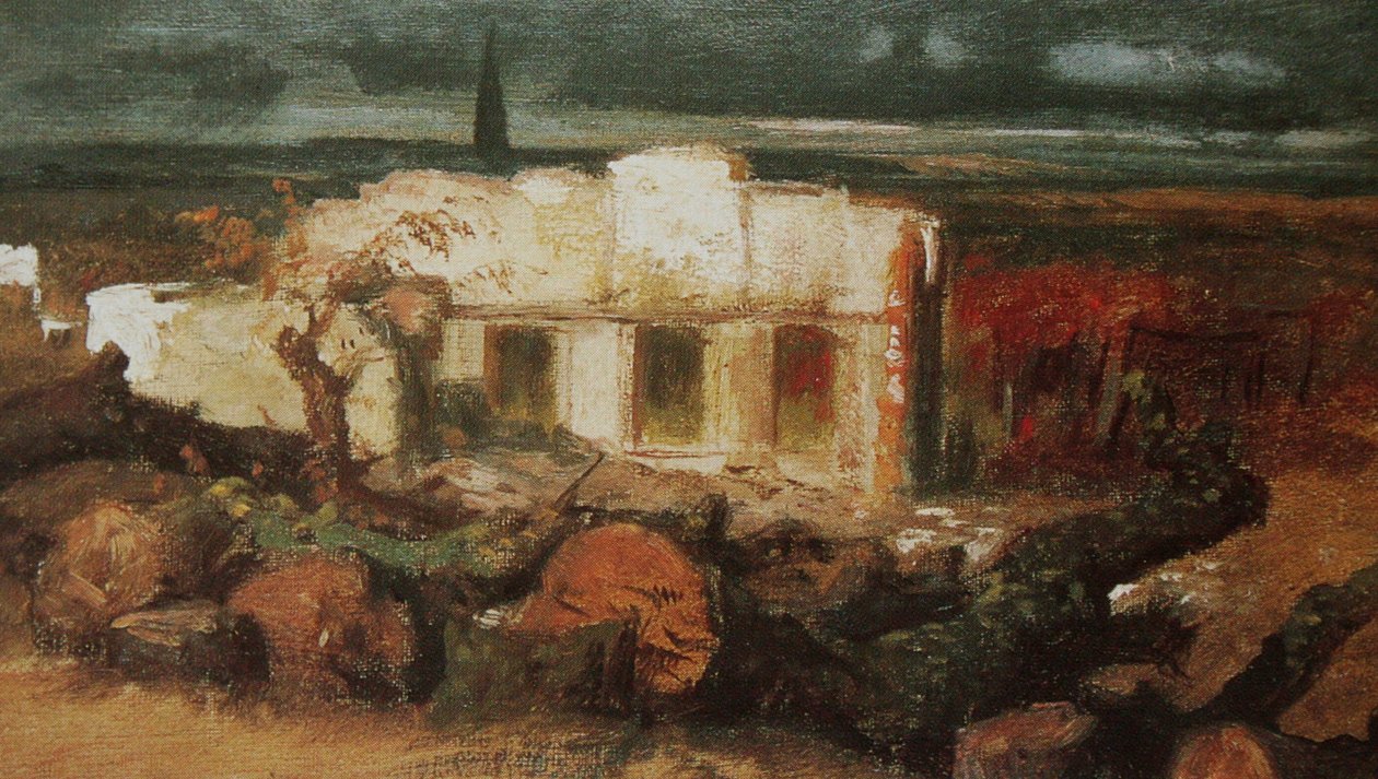 Hus nær Kehl av Arnold Böcklin