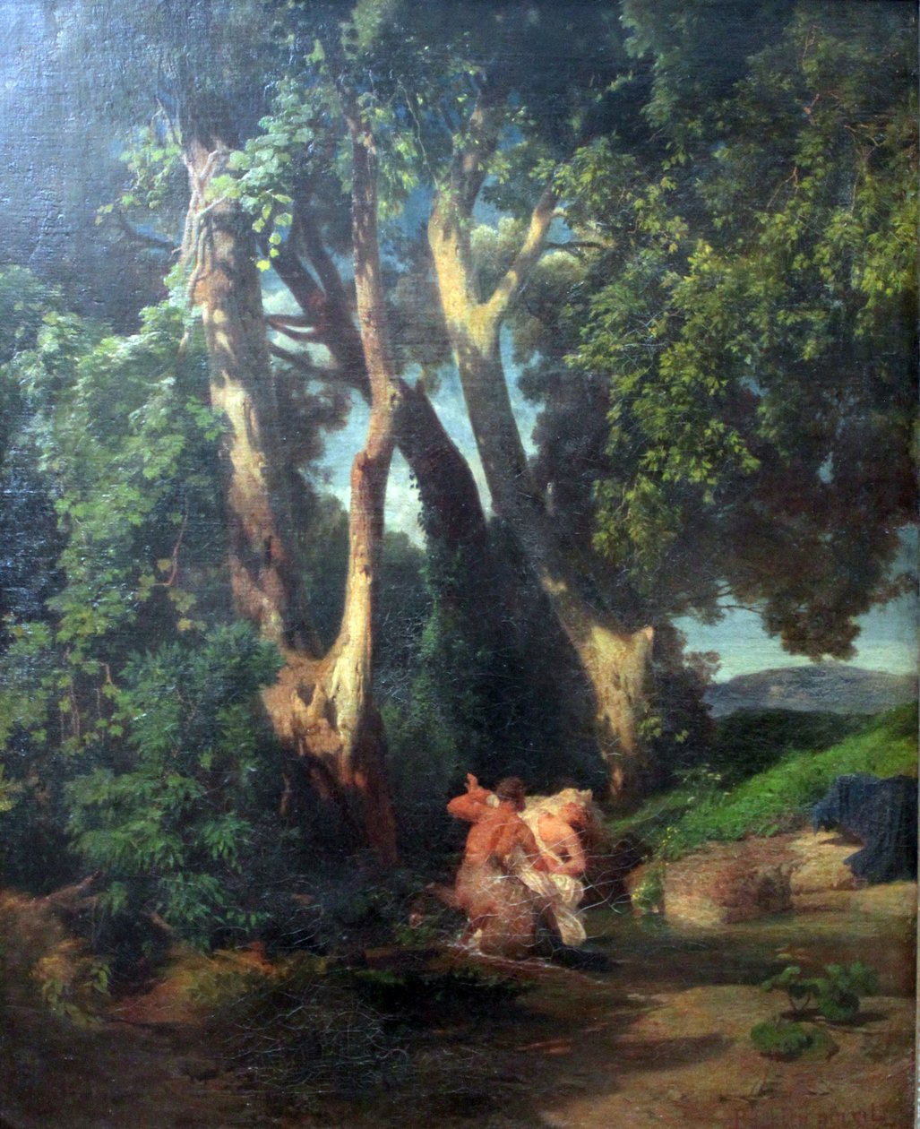 Kentaur og nymfe av Arnold Böcklin