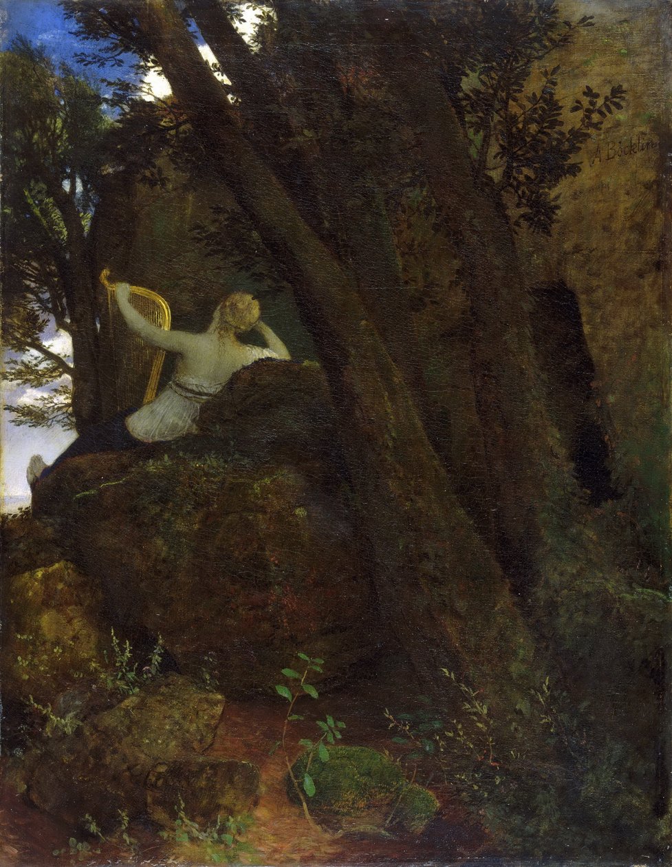 Sappho av Arnold Böcklin