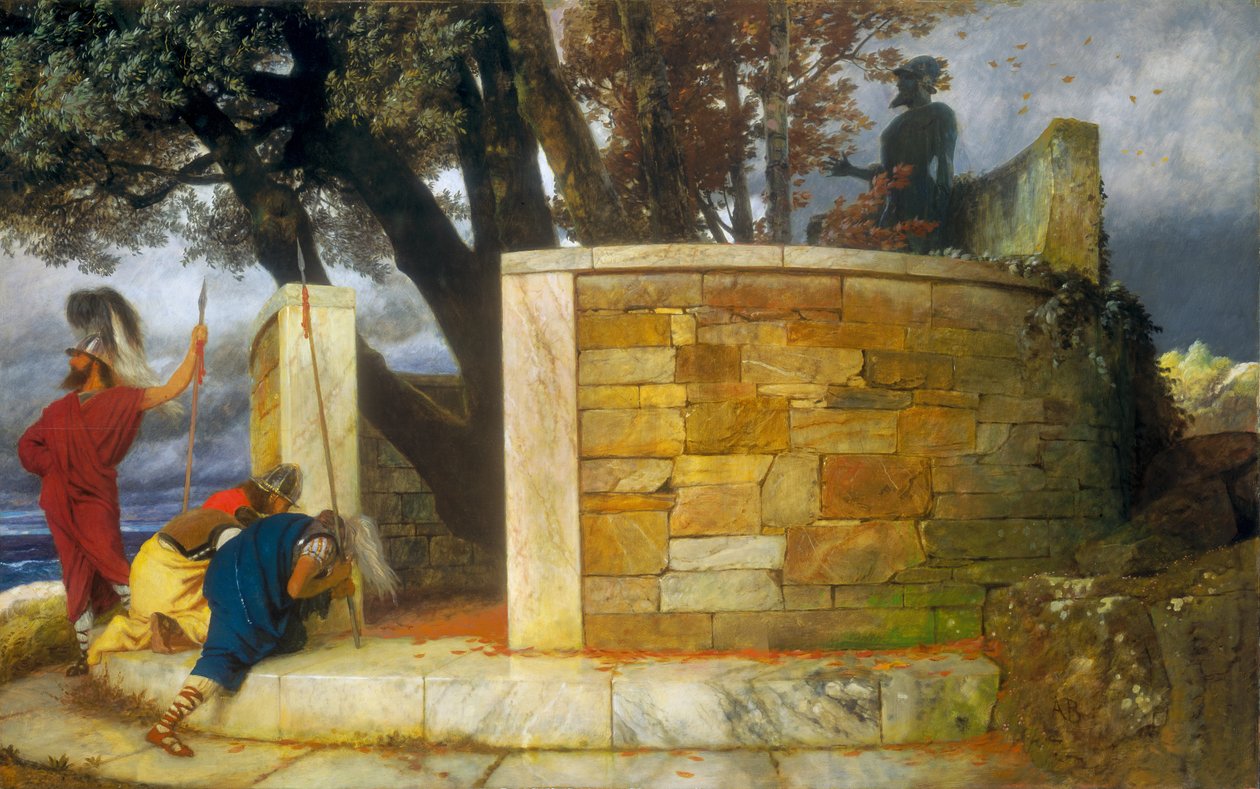 Helligdommen for Hercules av Arnold Böcklin