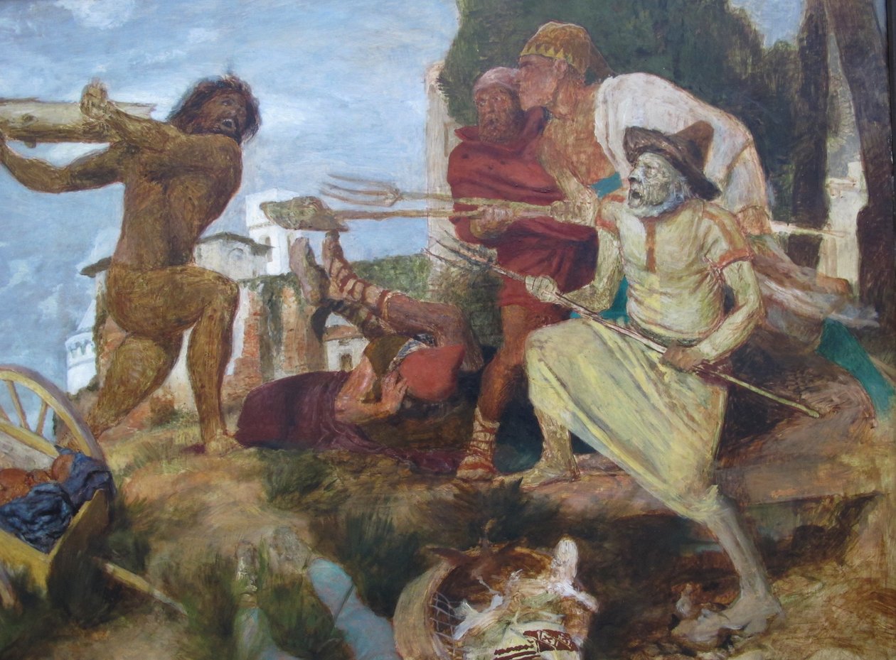 orlando rasende av Arnold Böcklin