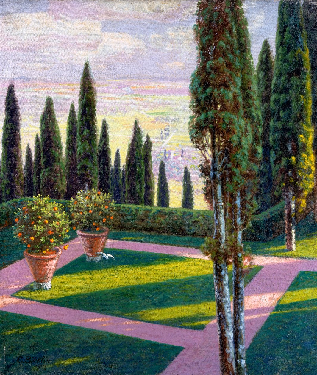 Hagen til Villa Fiesolana av Arnold Böcklin