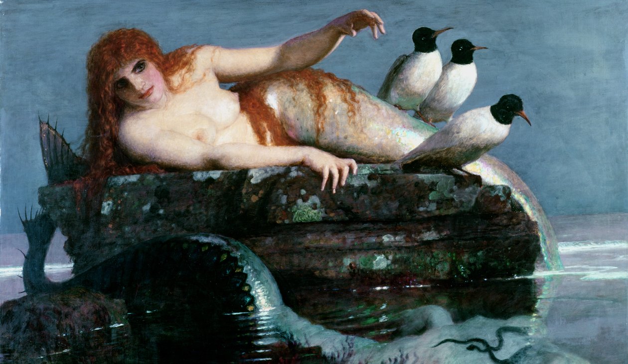 Stille hav, 1886-87 av Arnold Böcklin