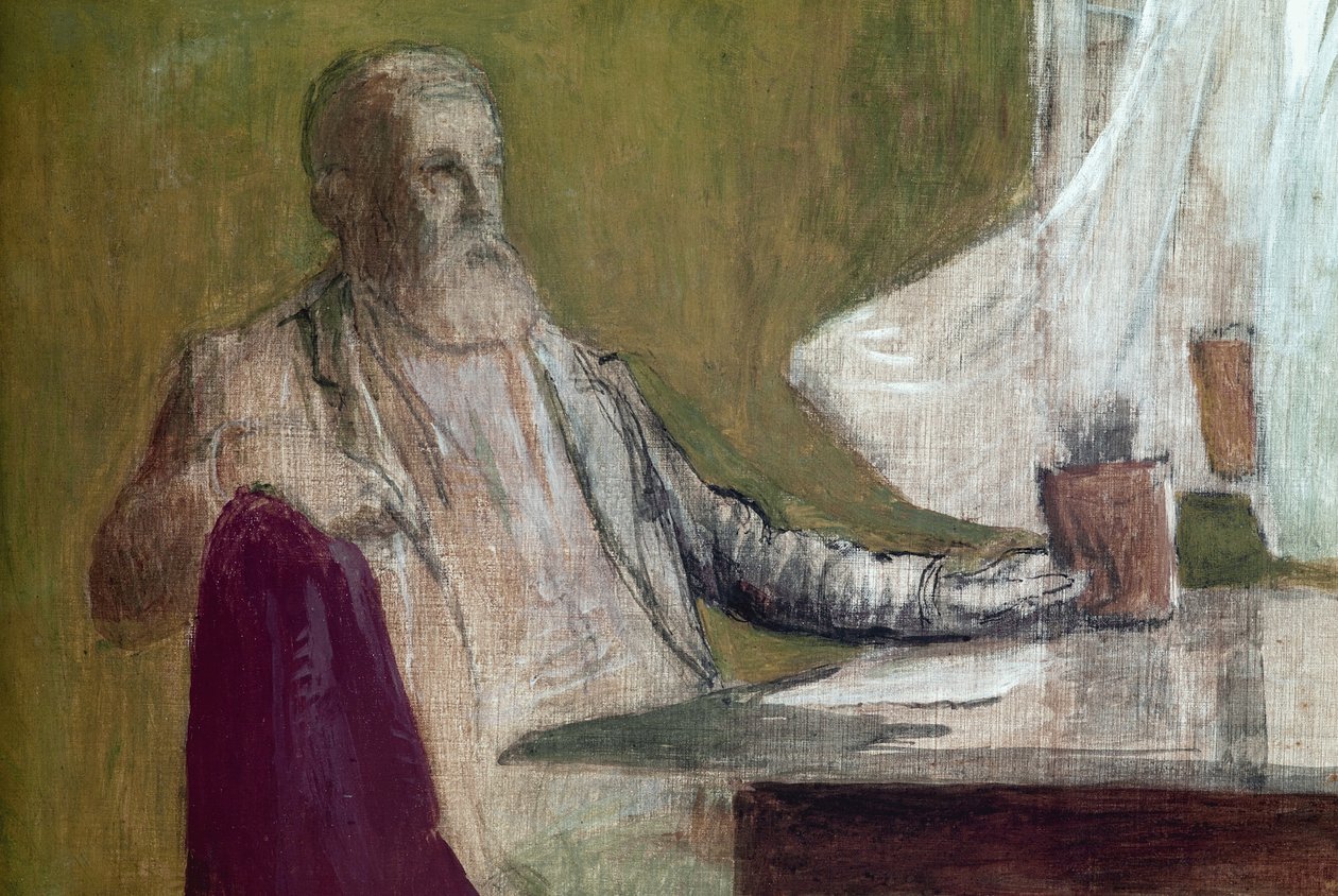 Selvportrett, 1893-95 av Arnold Böcklin