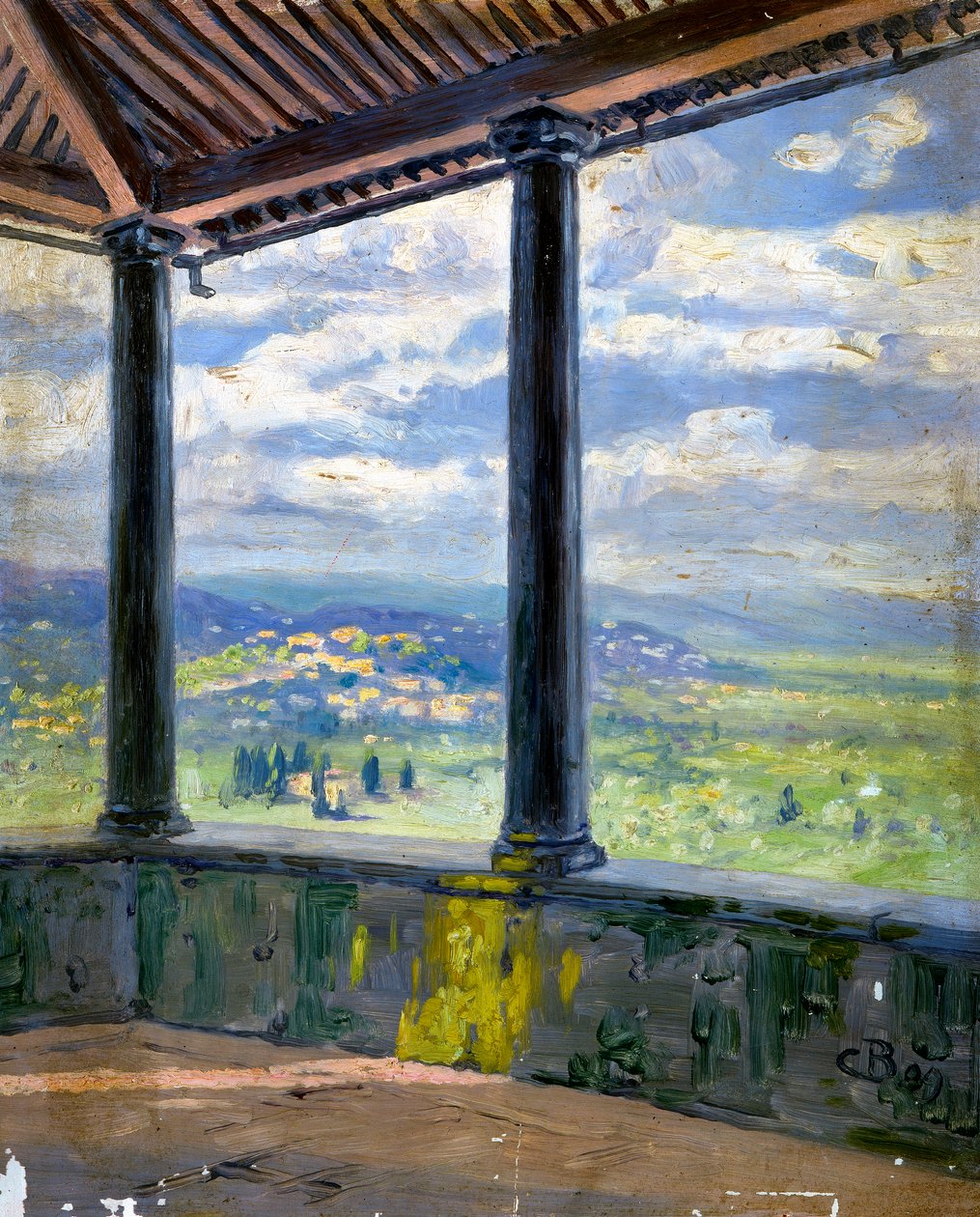 Toskansk landskap av Arnold Böcklin