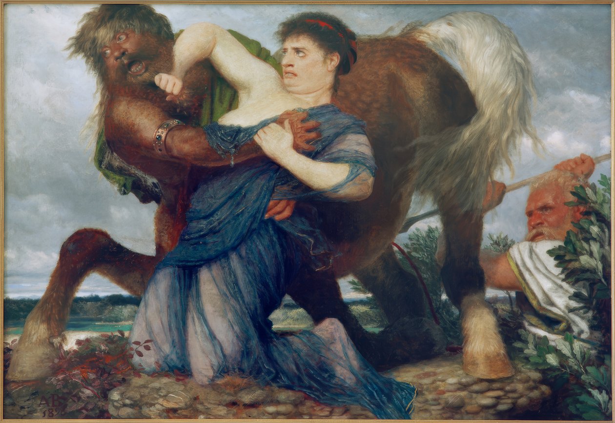 Deianira og Nessus av Arnold Böcklin