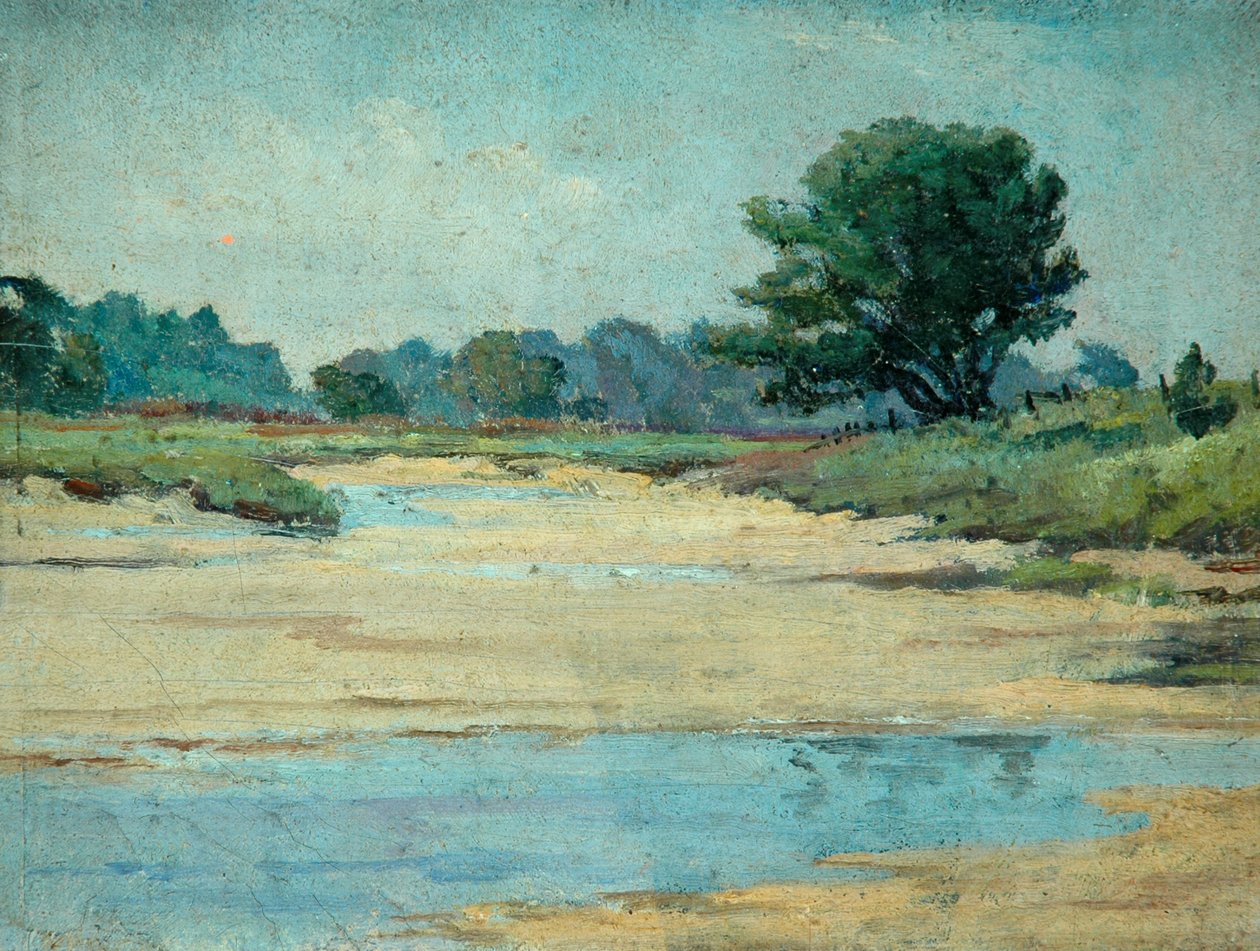Walberswick (olje på ustrukket lerret) av Arnold Priestman